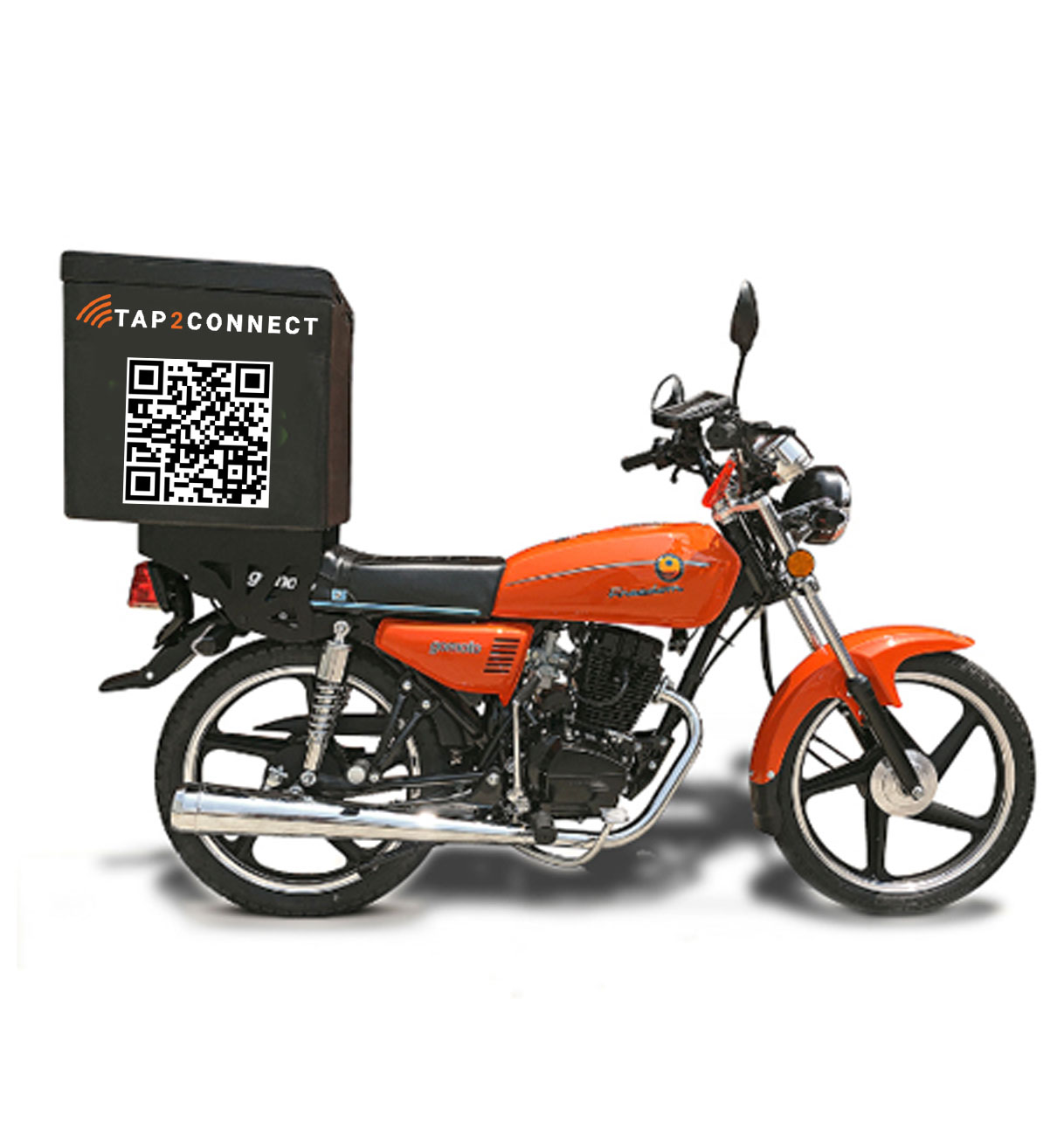 QR Code Vehicle Sticker - TAP 2 Connect